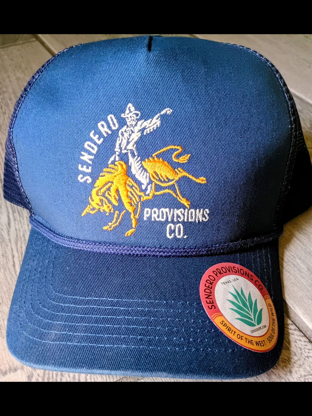 Sendero Provisions Navy Trucker Hat Unisex